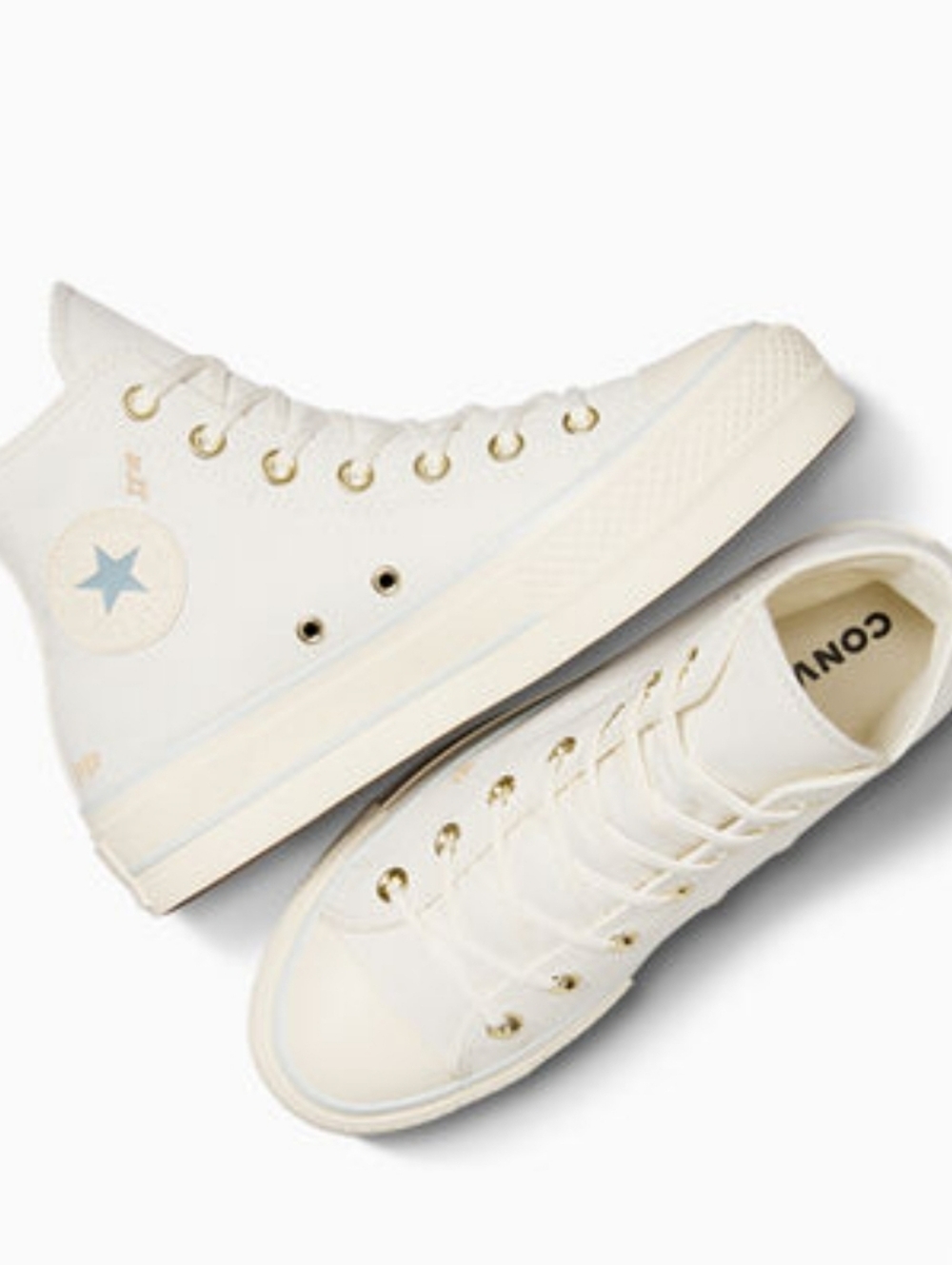 Converse Chuck Taylor All Star Lift Platform Tiny Tattoos Sneakers